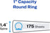 Avery Economy 3 Ring Binder (03300) - 1 Inch Round Rings, 4 Blue Binders