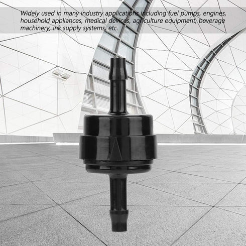 Non Return One Way Check Valve, 1/8" 3/16" 1/4" 5/16" Inline Check Valve for Fuel, Gas, Liquid, Air