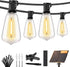 Brightever 50FT Solar String Lights Outdoor Waterproof, Patio Lights Solar Powered with