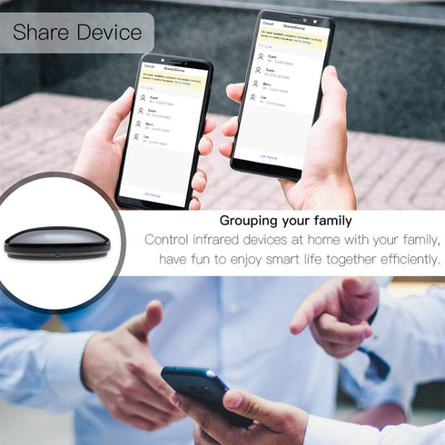 Smart IR Remote Control, All in One IR Blaster Control, Universal WiFi Infrared Remote for TV, AC, Compatible with Alexa