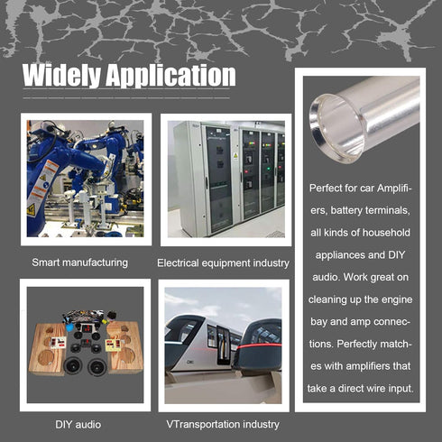 166 Pcs AWG12-2/0 Wire Ferrules Assortment Kit, Tinned Copper Crimp Connector Sleeves Non Insulated