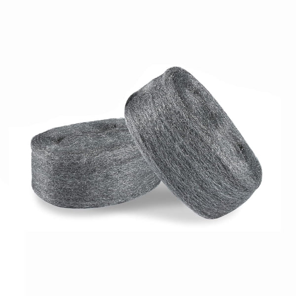 Sukh Steel Wool 0000, 10oz (20ft) Fine Steel Wool for Glass Polishing, Weep Hole Covers for Brick Walls
