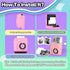 Paper,6 (6 Printer Rolls for Kids Instant Print Camera,HD Printing Thermal Print Paper Rolls)