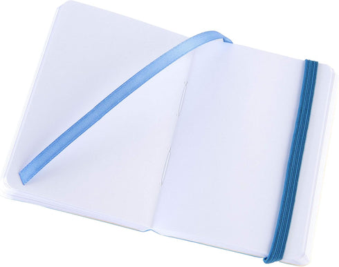 Pentalic 3 x 4" Pocket Sketchbook Traveler Journal, 160 Pages, Bright Blue by Pentalic