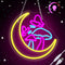 SERBASIC Moon Mushroom Neon Sign Dimmable,Cute Neon Lights for Wall Decor USB Powered,Mushroom