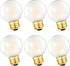 G16.5 Frosted LED Bulb 4W Equal 40W Light Bulb, Dimmable G16 1/2