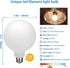 2 pack G40/G125 Globe LED Bulb, Warm White 2700K Dimmable LED Globe Bulb, 5W Equivalent 40W LED Globe Light Bulbs, CRI 90+, Milky Glass, LED Bulb for Bathroom Vanity Mirror, E26 Base by MYEMITTING