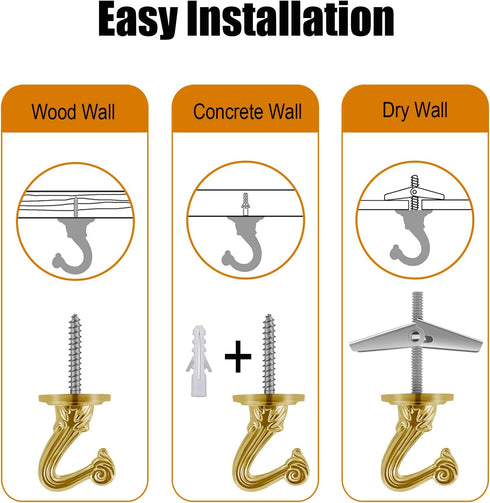 Omytie 15 Ft Heavy Duty Hanging Chain Kit with Connection Locks & Swag Ceiling Hooks for Lighting Fixture, Chandelier