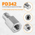 PD342 Quick Nipple Test Port and Diagnostic Equipment for PD Series Couplers, 1/8" Body Size, 1/4"-18 NPTF Thread