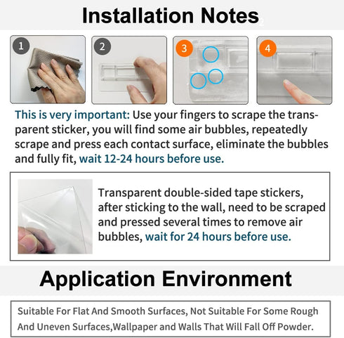 Set, 3 Pack Wall Mounted Remote Control Holder Self Adhesive Magazine File, Mail Organizer Box for Wall, Bedside Caddy