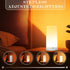 UNIFUN Dimmable Table Lamp, Touch Sensor Bedside Lamps, Warm White Light & Color Changing RGB for Kids Room,Living