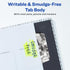 Avery Multi-Use Ultra Tabs, 2" x 1.5", Holographic Iridescent Designs, 18 Repositionable Page Tabs (74145)