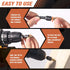 3 PCS Hanger Bolt Driver 1/4"-20, 3/8"-16, 5/16"-18, Hanger Bolt Install Tool with 1/4 Hex Shank for Woodworking