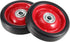 4 Pack 5" x 1.5" Solid Rubber Flat Free Tires, Premium Hand Truck Tires with Ball Bearings, 88 lbs Capacity