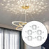 KiBcsLic 5x 125 mm Light Fixture Mounting Bracket Ceiling Light Plate, Steel Crossbar Plate Round for Close to Ceiling
