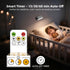 2 Pack 3 Dimmable Rechargeable Wall Lights with Remote & Touch, Battery Operated Wall Sconce, Magnetic Stick-On, Color