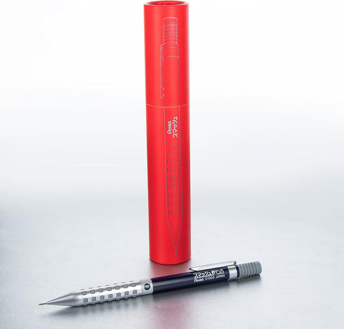 Pentel Smash Drafting Mechanical Pencil (0.5mm) - Special Edition Silver and Navy with Tube