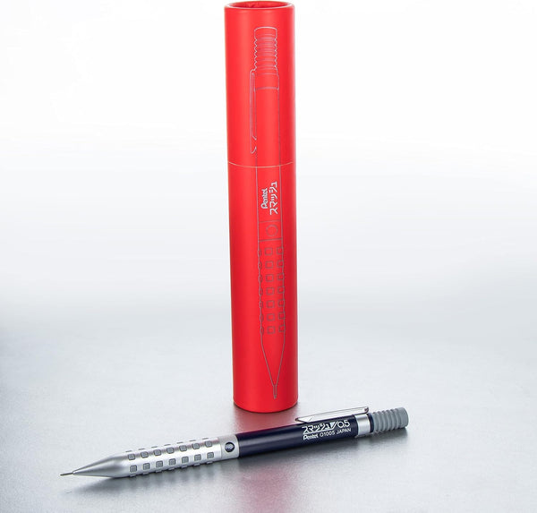 Pentel Smash Drafting Mechanical Pencil (0.5mm) - Special Edition Silver and Navy with Tube