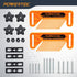 2PK (71553) POWERTEC Featherboards for Router Table Fence, Bandsaw, Tandem Feather Boards Fit T-Track & Miter Slot