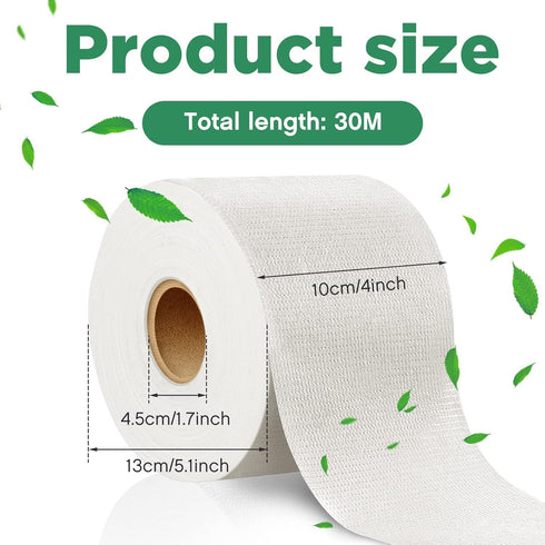 4 Inch x 98 Foot Textile Fiberglass Waterproofing Roof Tape Anti Fracture Membrane Fabric Sheet Reinforcing Mesh Fabric Liquid Drywall Tape Waterproofing Membrane for Shower Walls and Tiles