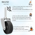 12293 Vacuum Caster, Compatible with Ridgid Wet/Dry Vac RV1250, RT1200, 1650RV, 1610RV, 2" Replacement Wheel 2 Pack