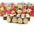 Rustic Real Wood Base Table Number Holders, 20pcs Wedding Table Number Stands, Party Decoration