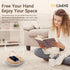 6 1 Setting Dimmable Vivilumens Birthday Gifts for Women in Bedside Lamps with Wireless Charger Bluetooth Speaker White