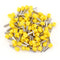 Baomain AWG 10/6.0mm² Wire Copper Crimp Connector, Insulated Ferrule Pin Cord End Terminal, Pack of 100, Yellow