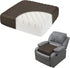 HOMBYS 5" Thick Egg Shaped Foam Recliner Chair Cushion for Elderly, Thicken