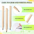 Yexiya Golf Pencils Bulk, Half Pencils 2 HB 3.5 Pre Sharpened Mini Pencils for Kids School Supplies (80 Pcs)