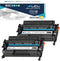 LCL Compatible Toner Cartridge Replacement for Canon 121 CRG-121 CRG121 5000 Pages D1650 D1620 (2-Pack Black)