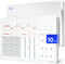 SCRIBBLEDO Base Ten Blocks Math Manipulatives, 9”x12” Dry Erase Sheets, Pack of 10 for Teacher Students Classroom