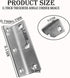 Evadow 20Pcs 3.14" Stainless Steel Corner Braces Heavy Duty Inside Corner Brackets, Right Angle Support Shelf Bracket