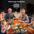 9 Settings, 25.8"x15.6", Food Warming Mat, Electric Warming Tray for Buffets & Parties, Silicone Heating Mat for Food