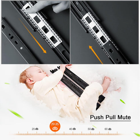 V3VOGUE Drawer Slides - Full Extension Ball Bearing Slides,Thickness Steel Construction,Stable and Quiet,undermount