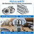Vmuter 3/8"-16 18-8 (304) 20pcs Vmute Acorn Cap Nuts, Stainless Steel Acorn Cap Nuts
