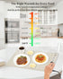 7 10s (Cream-2 KokoSelene Food Warming Mat, Dual-Zone Heating Mat for Food with Temp & Timer, Fast Heat Flexible