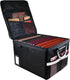 Fireproof Document File Organizer Box, Portable Storage Filing Cabinet Box with Lock for Hanging Letter/Legal Folder,