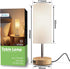 DimmableUSB 3 Bedside Lamp Touch Charging Ports Brightness Levels Adjustable Desk Lamp for Bedroom, Living Room, Home