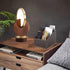 TV Remote Control Organizer/Caddy with 3 Compartments, PU Leather Remote Holder for Bedside Table, Desk Organizers