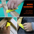 POLIWELL Micro Sanding Tools - 3.5 x 1 Detail Sander Kit with Sandpaper for Crafts Wood Finishing, 120 PCS