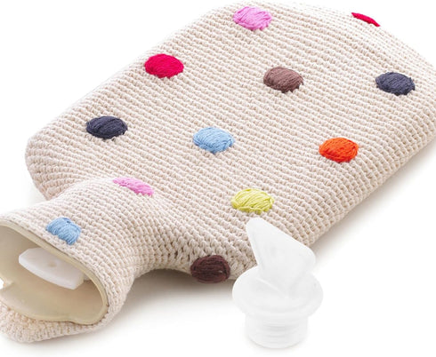 2pcs VOSAREA Hot Water Bottle Stoppers Leakproof Hot Water Bottle Caps Rubber Stopper Plugs for Travel and Camping