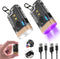 LED Small Powerful EDC Flashlight, 365nm UV Black Light, Mini Led Flashlight