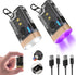 LED Small Powerful EDC Flashlight, 365nm UV Black Light, Mini Led Flashlight