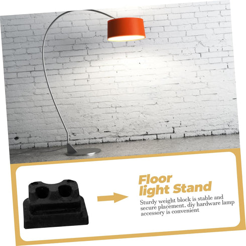 4pcs Counterweight ABOOFAN Base for Table and Floor Lamps Light Fixture Stabilizer Secure and Practical Chassis