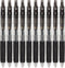 Gel Pens 10 Pcs, 0.5mm Black Ink Fine Point Smooth Writing Pens - Ball Point Pens for Journaling Note Taking, Cute