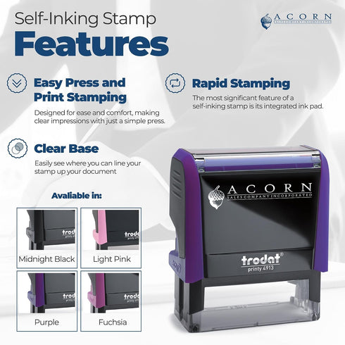 Customized Self-Inking Address Stamper with Endearing Cow Design, Ideal for Cheese Makers, Personalized Return Address