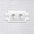 12pcs BE1-12 Electrical Outlet Box Extender, Single Gang with 24pcs Screws for Heavy Duty Outlet Extension