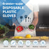 Brandon-super Food Prep Gloves, Plastic Food Safe Gloves, One Size Fits Most, 500ct Clear (Pack of 1)