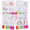 Baker Ross FN106 Alphabet Magic Painting Pictures - Pack of 13, Painting